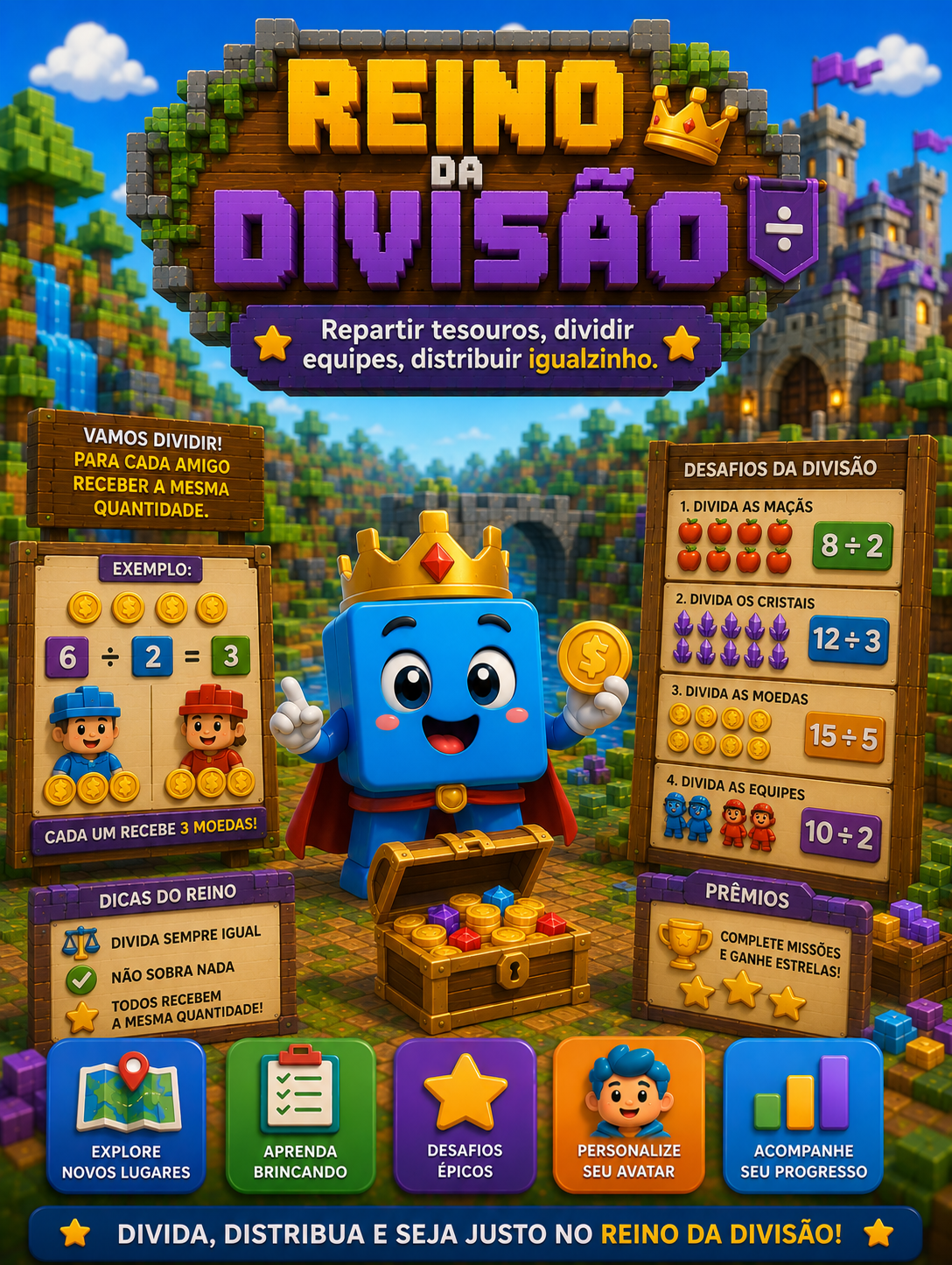 Arte do módulo Reino da Divisão do Kubinho